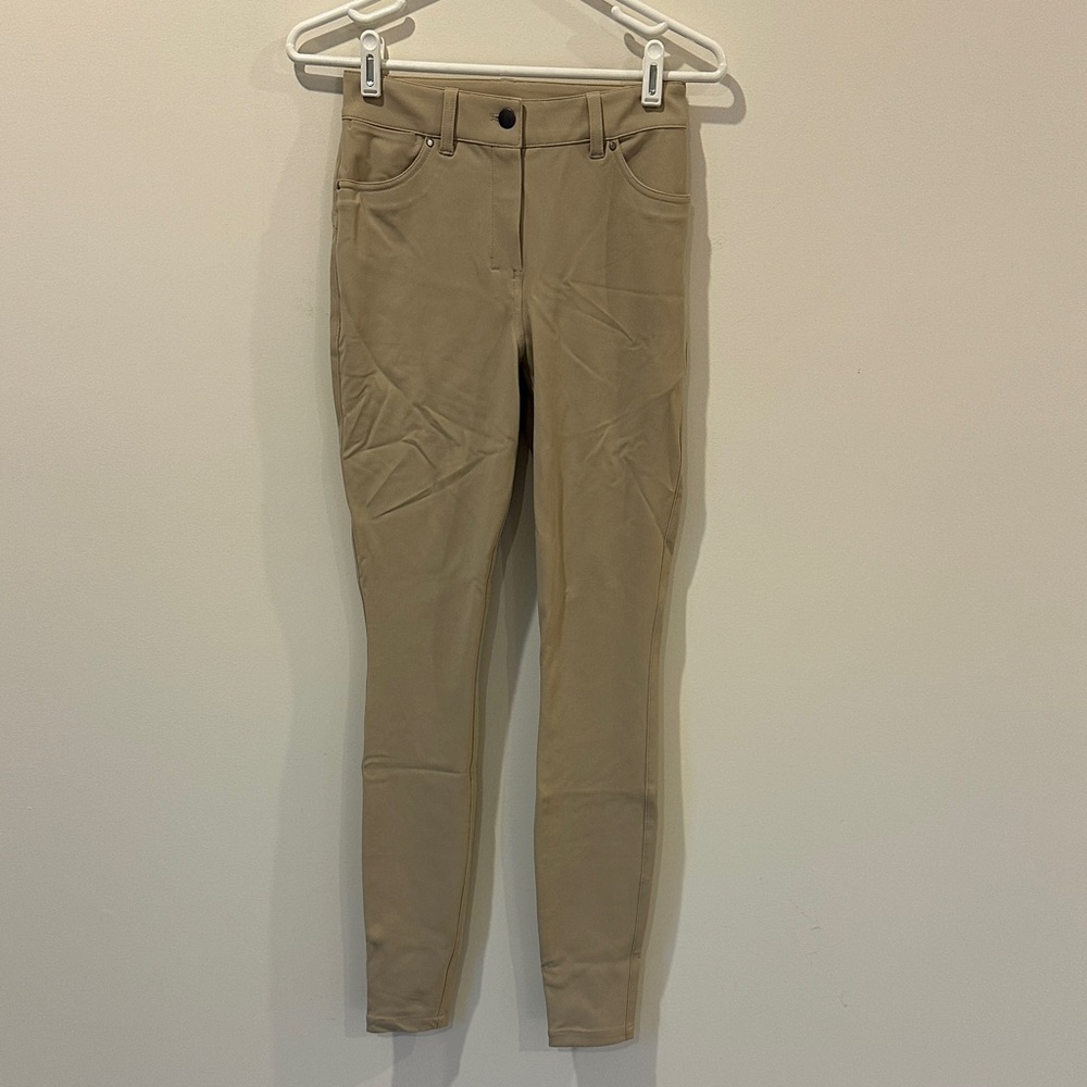 Lululemon athletica Tan City Sleek Slim-fit HR Pant